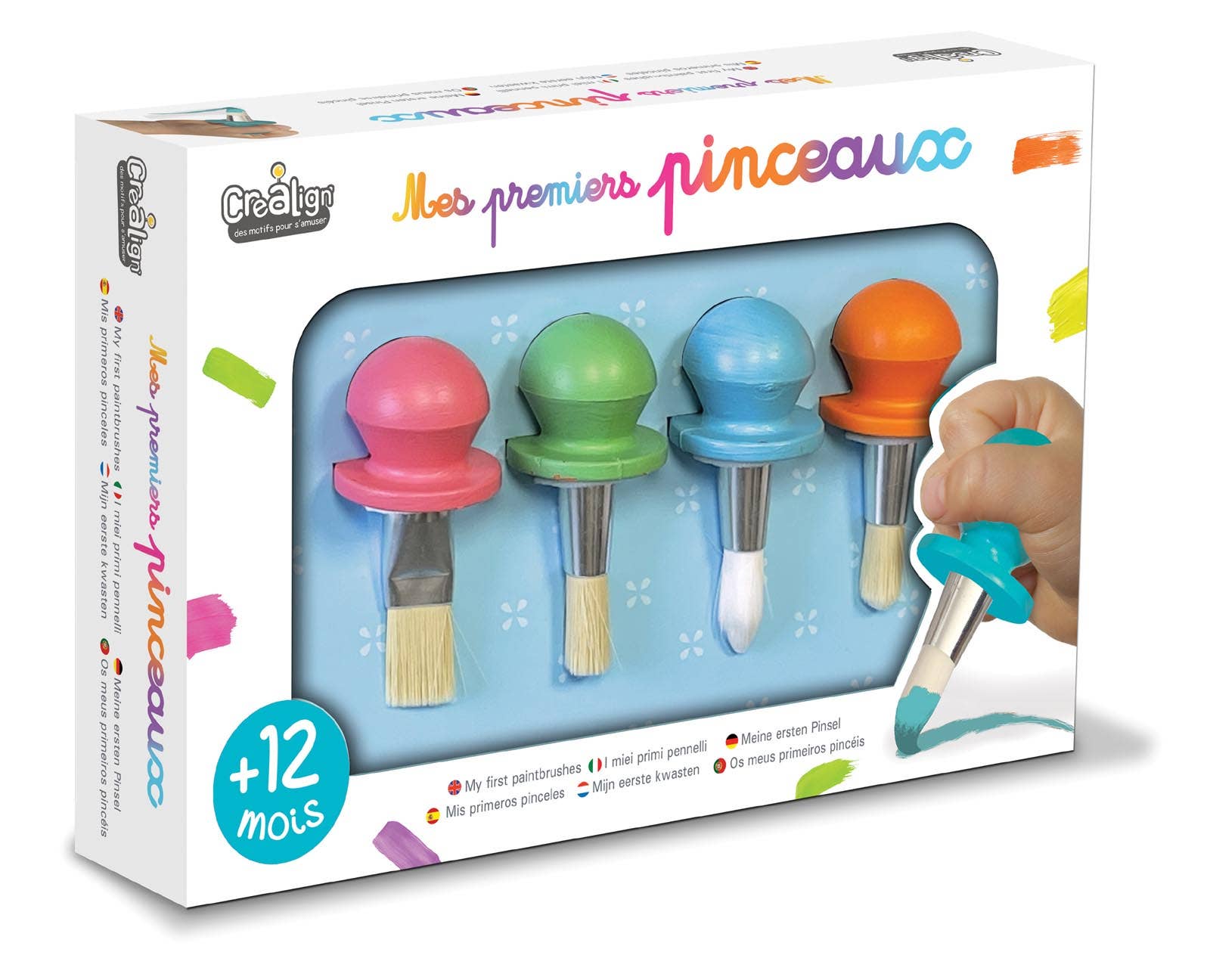 Pinceles ergonómicos - MINI MUNDO