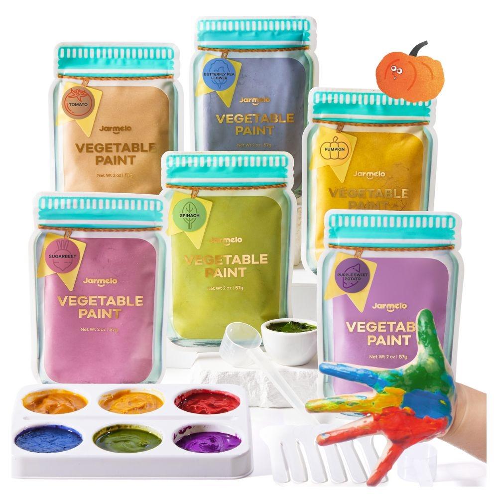Pintura vegetal en polvo natural (6 colores) - MINI MUNDO