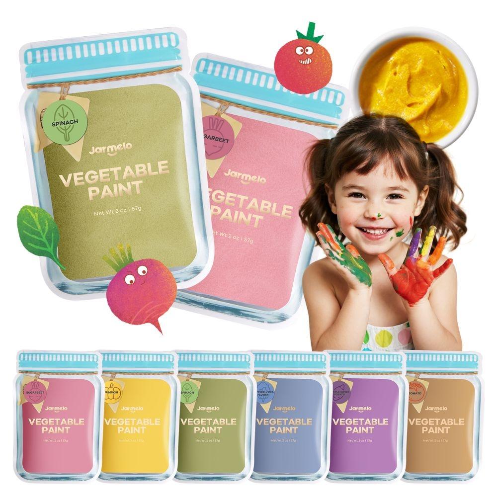 Pintura vegetal en polvo natural (6 colores) - MINI MUNDO