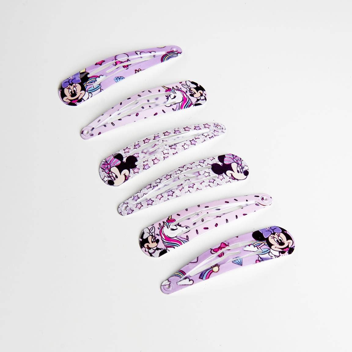 Pinzas de clips para el pelo (6 piezas) - Minnie - MINI MUNDO