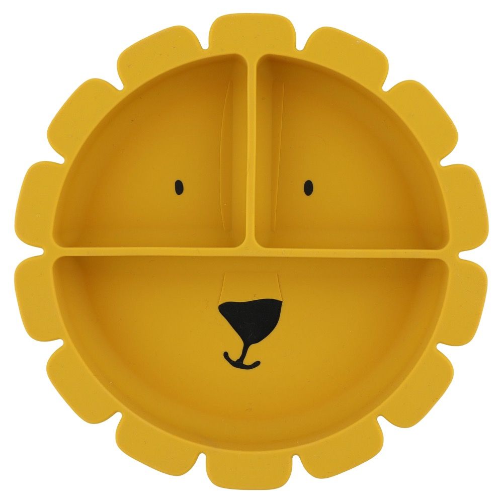 Plato compartimentado de silicona con ventosa - Mr. Lion - MINI MUNDO