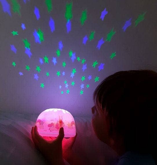 Proyector nocturno - unicornio - MINI MUNDO