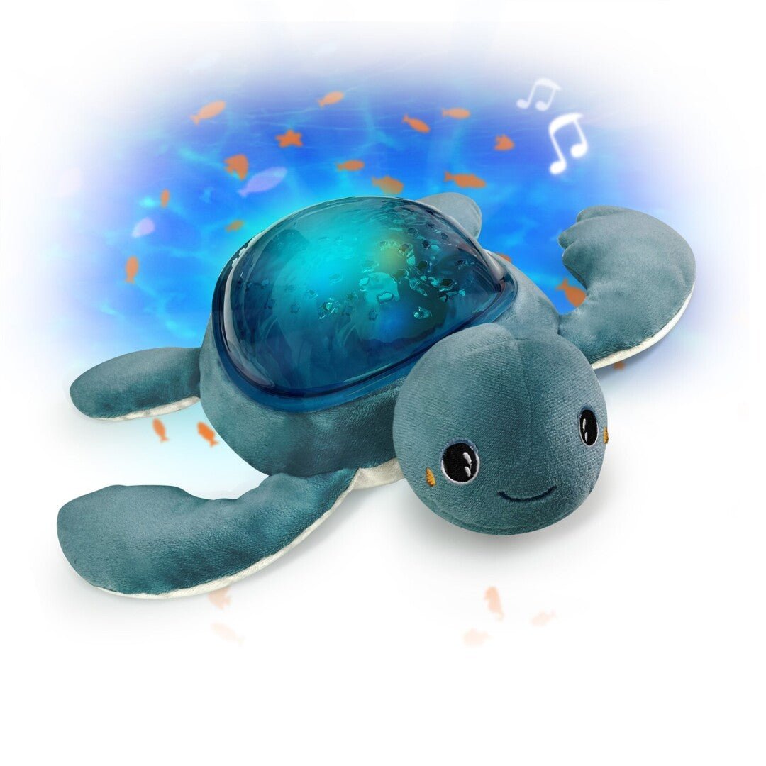 Proyector Peluche Pabobo Tortuga con Proyección Oceánica, Música y Ruidos Blancos - BEBABI