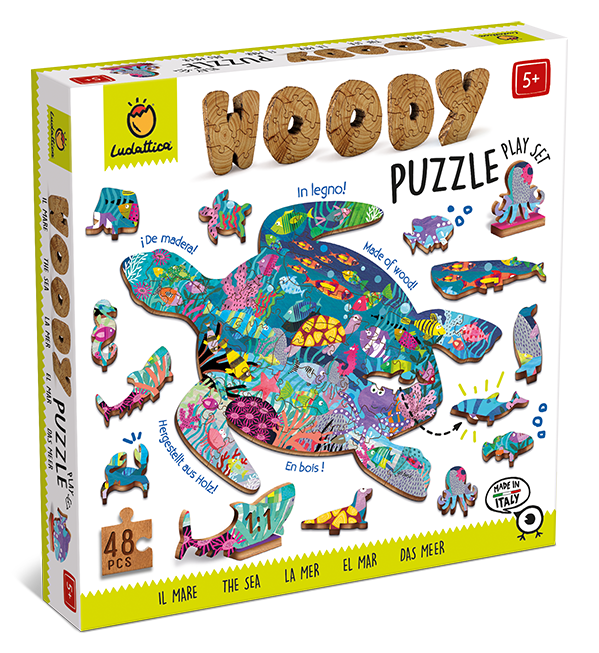 Puzzle de madera - modelo océano - Woody - MINI MUNDO
