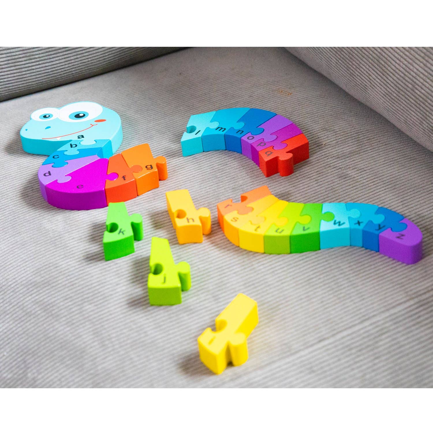 Puzzle letras - serpiente - MINI MUNDO