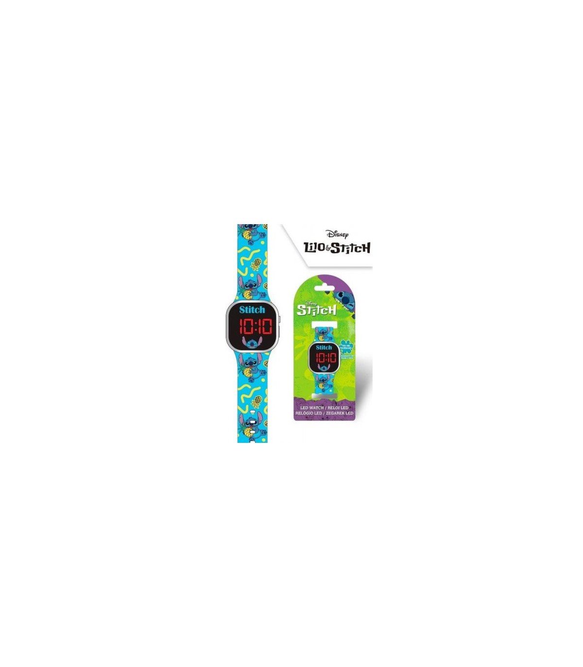 RELOJ LED STITCH DISNEY - MINI MUNDO