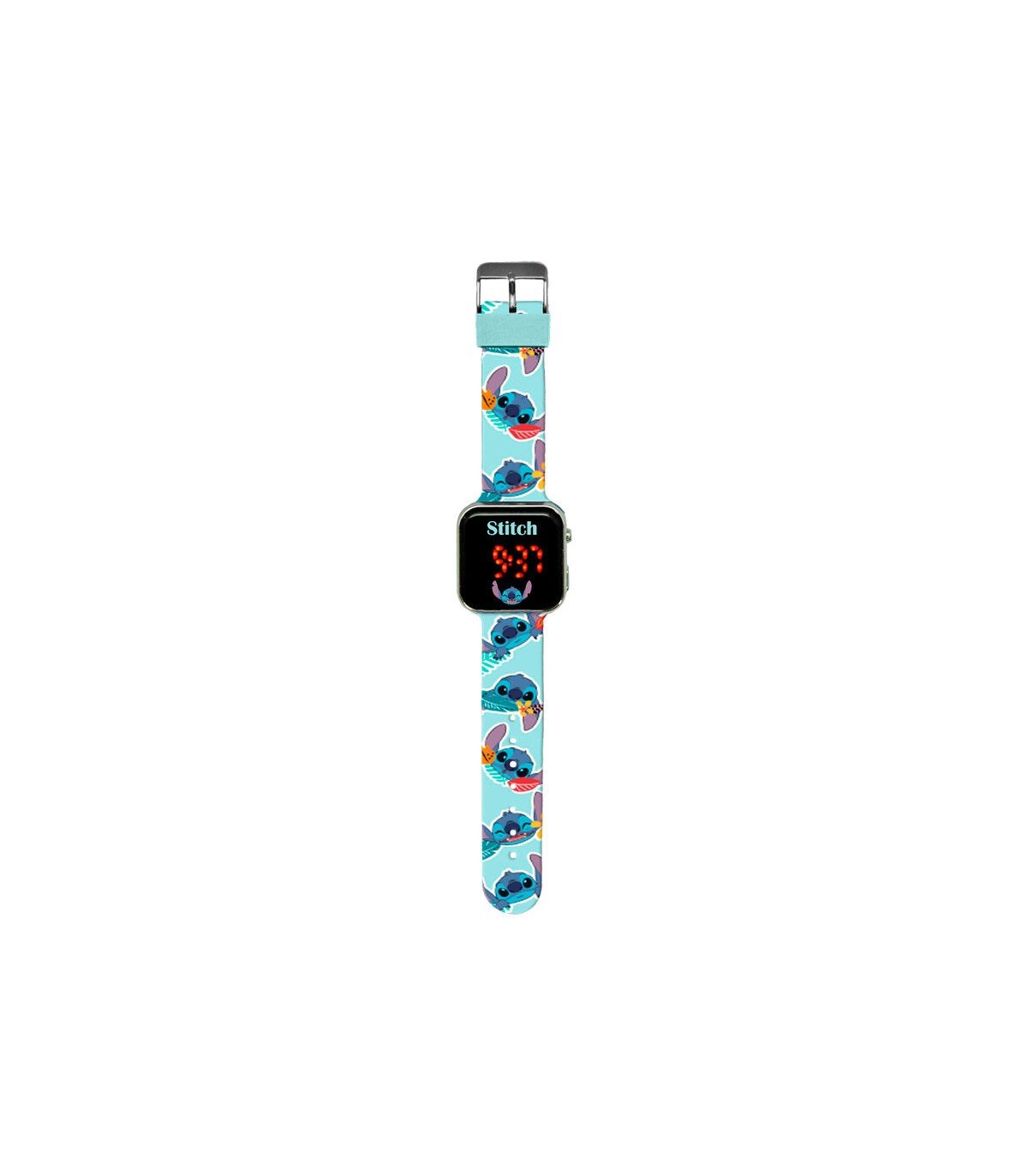 RELOJ LED STITCH DISNEY (FLORES) - MINI MUNDO