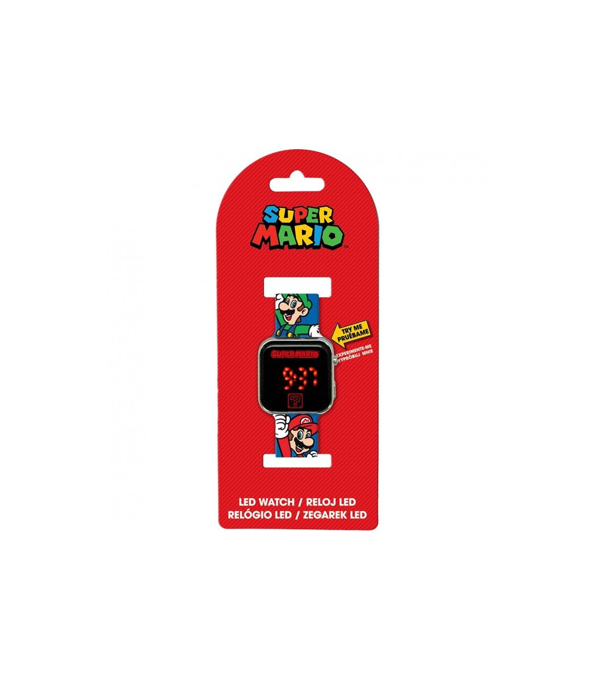 RELOJ LED SUPER MARIO Y LUIGI - MINI MUNDO