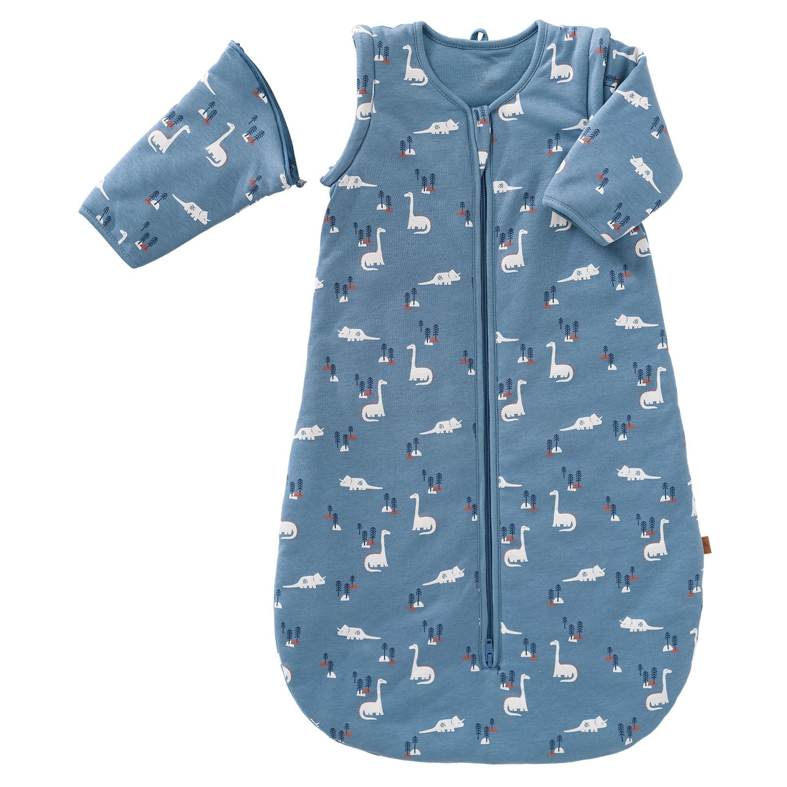 Saco de Dormir Fresk 90 cm Dinosaurio | Algodón Orgánico - BEBABI