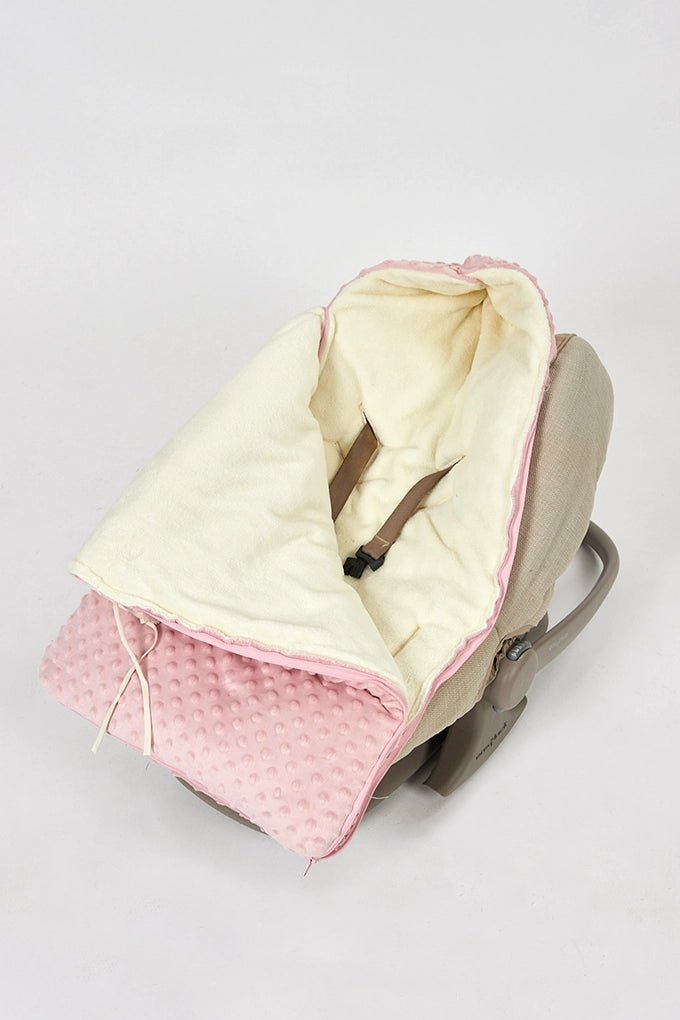 Saco universal para silla de paseo o capazo - osito con pompón - MINI MUNDO