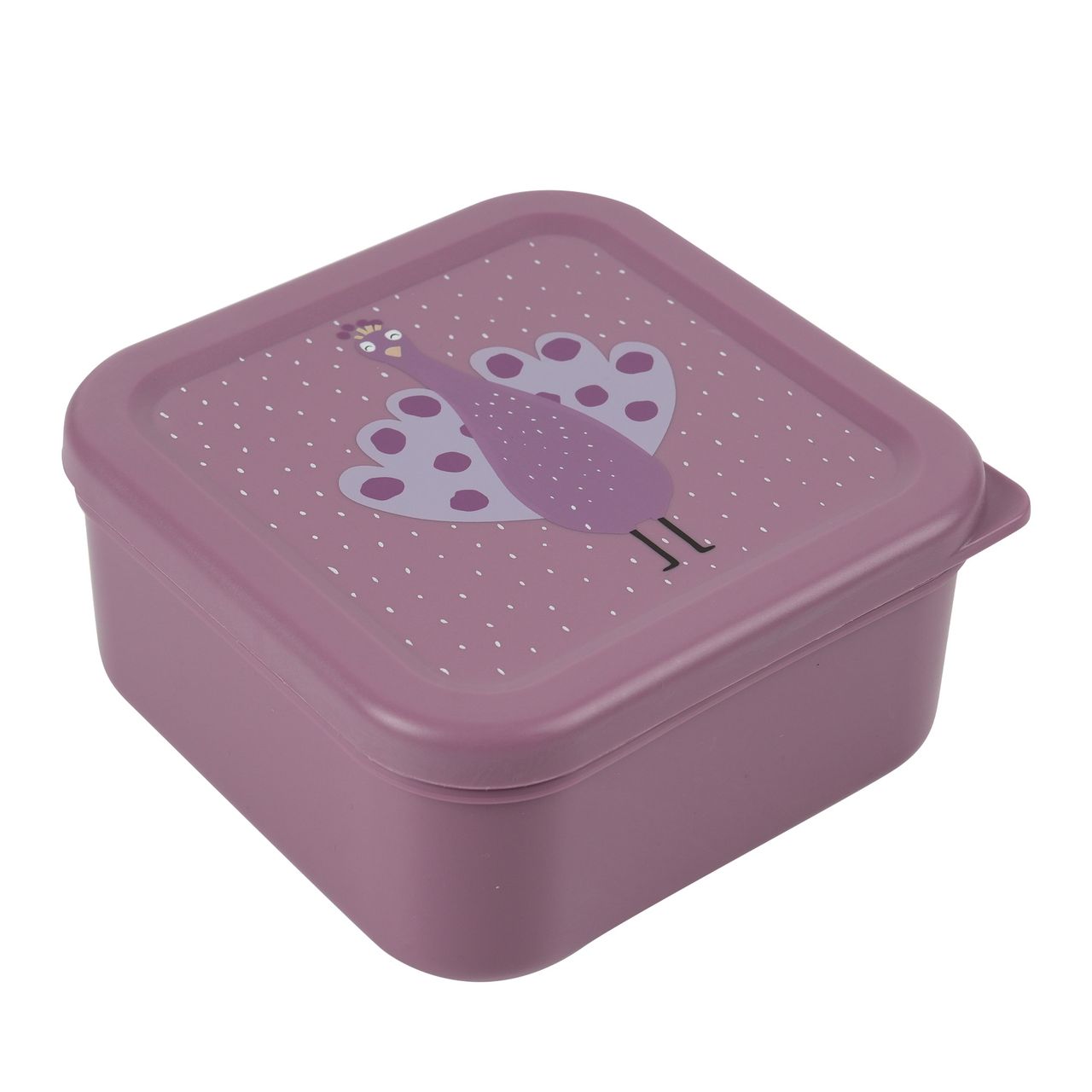 Set 3 Fiambreras Nido Trixie Pavo Real| Cajas Almuerzo Infantiles Sin BPA - BEBABI