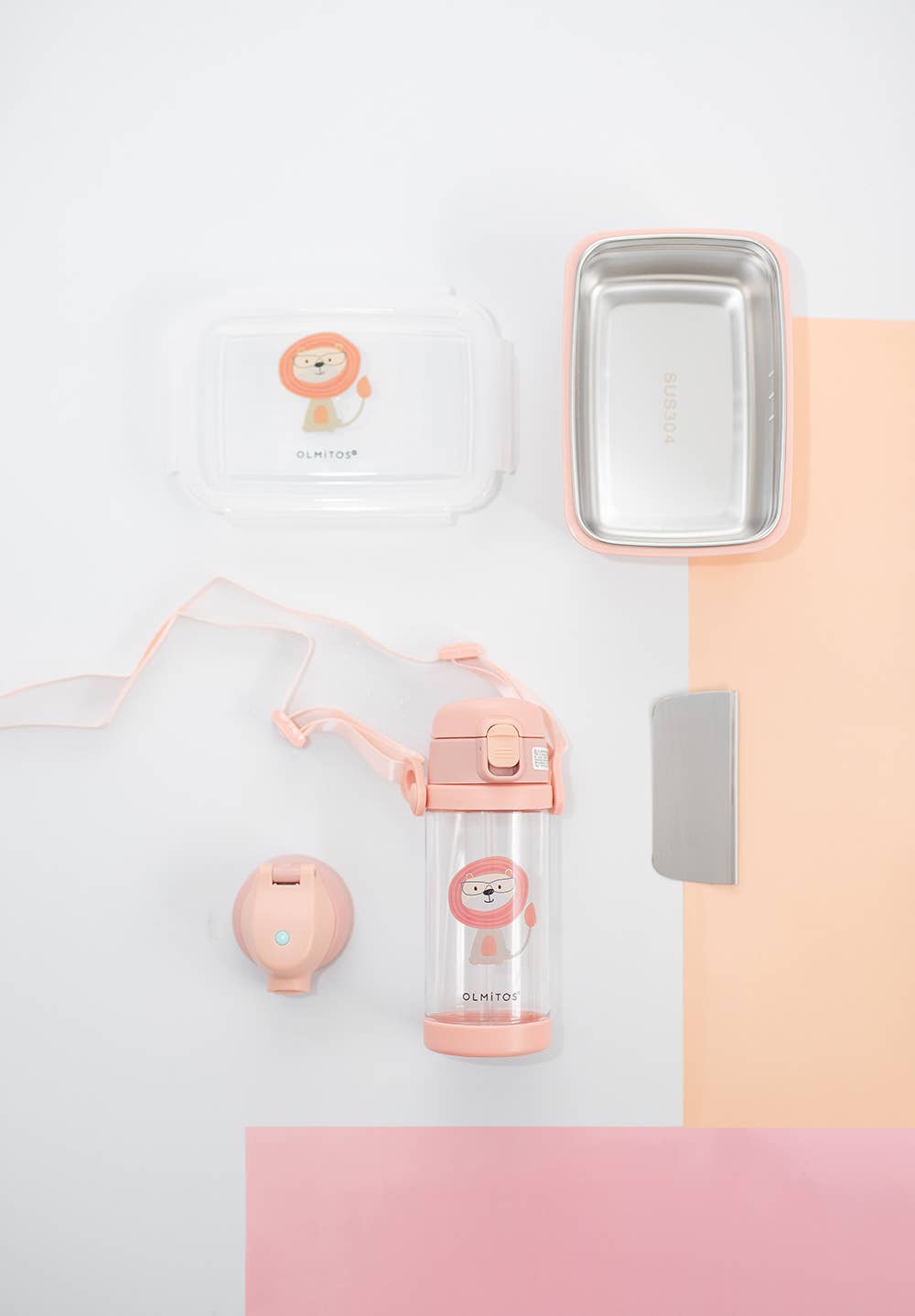 SET BOTELLA+FIAMBRERA LION: Lion - MINI MUNDO