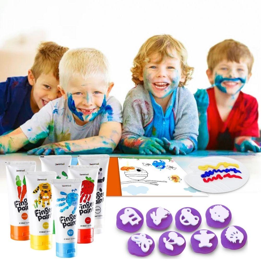 Set creativo pintura de dedos - MAGIC BOX - MINI MUNDO