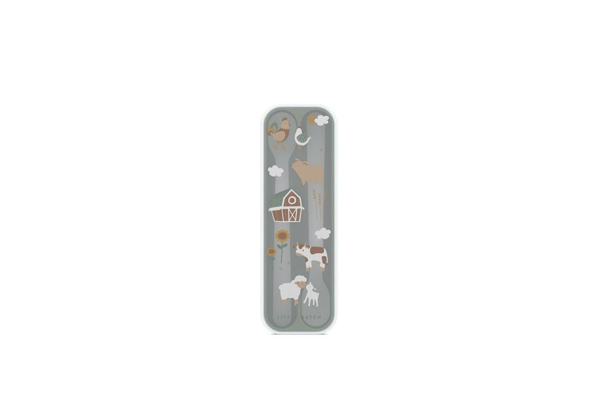 SET CUCHARA PARA PAPILLA MIO PEQUEÑA GRANJA - MINI MUNDO