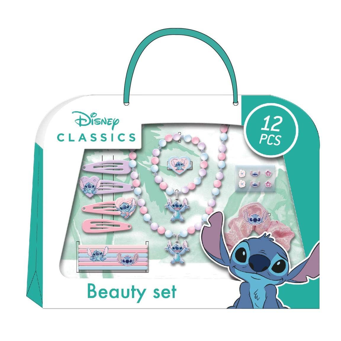 SET DE BELLEZA STITCH 12 piezas - MINI MUNDO