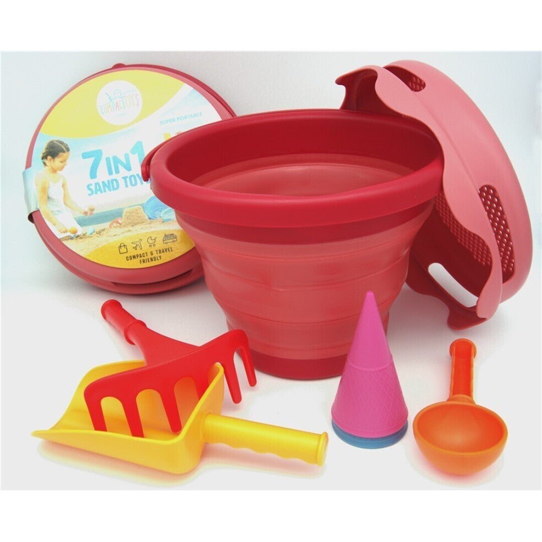 Set de playa compacto 7 en 1 - MINI MUNDO