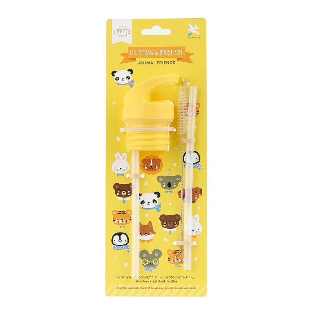 SET TAPA PAJITA CEPILLO ANIMALES - BEBABI