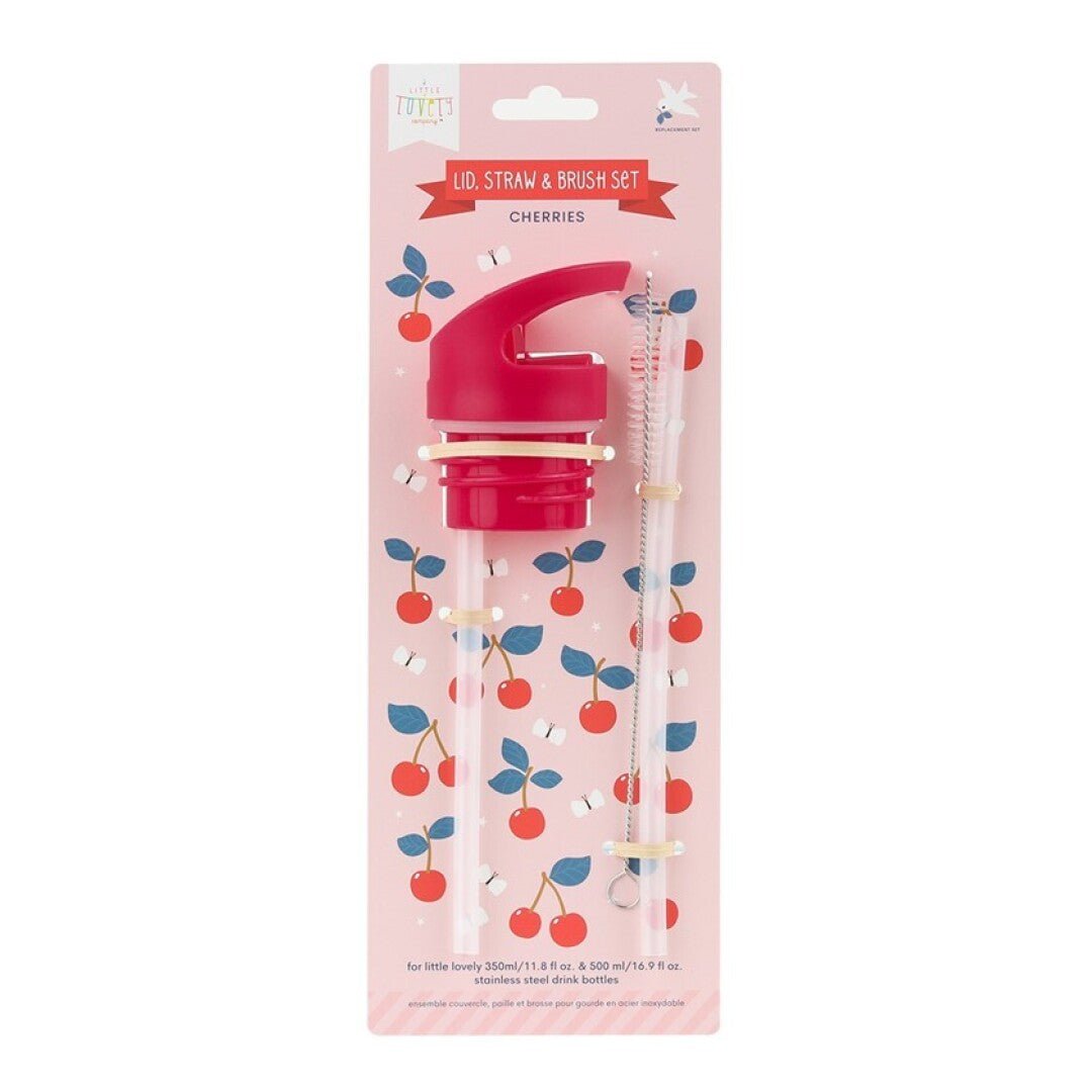 SET TAPA PAJITA CEPILLO CEREZAS - BEBABI