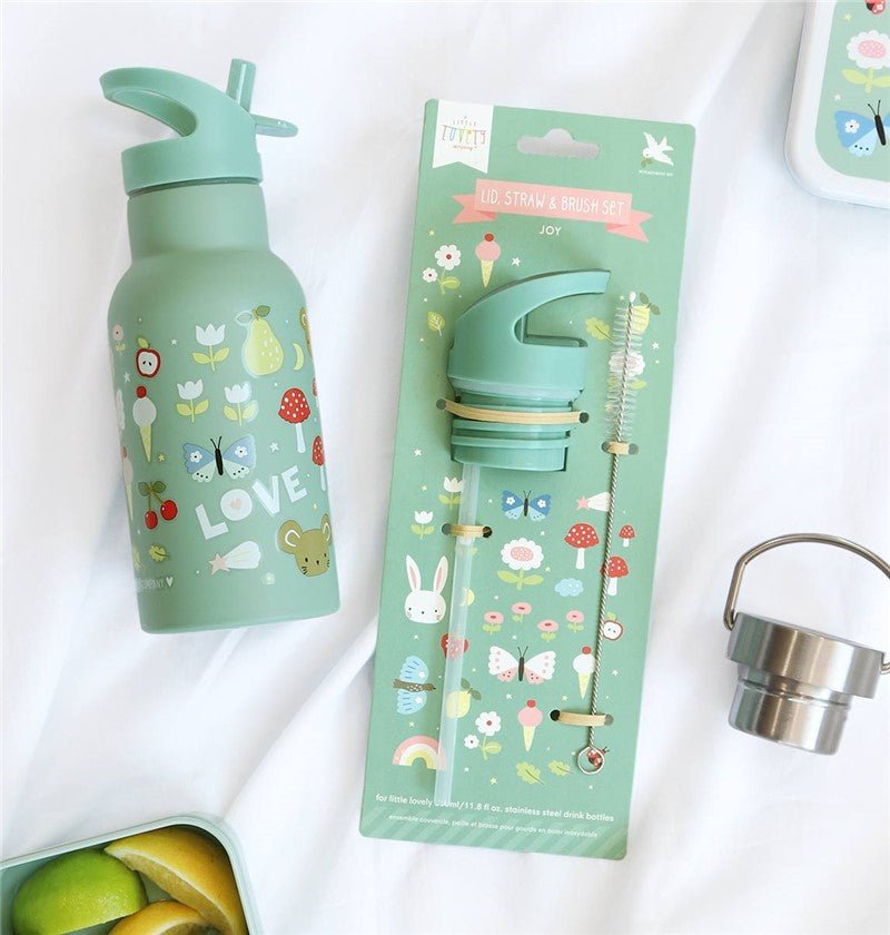 SET TAPA PAJITA CEPILLO NATURALEZA - BEBABI
