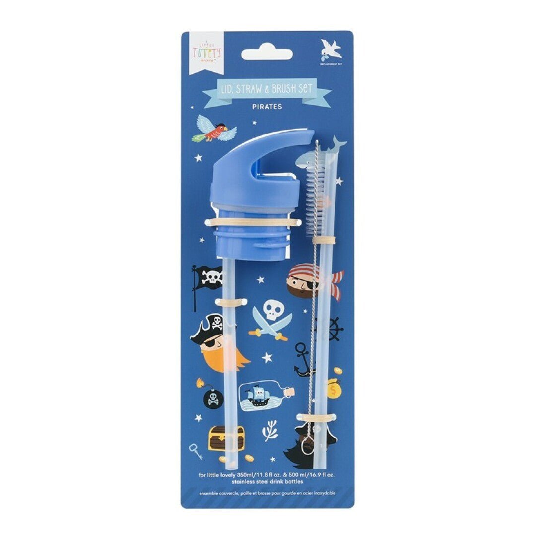 SET TAPA PAJITA CEPILLO PIRATAS - BEBABI