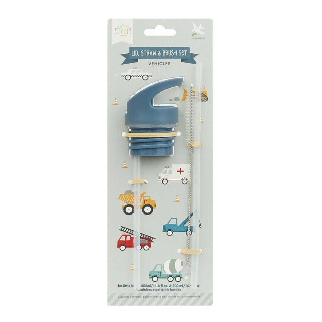 SET TAPA PAJITA CEPILLO VEHÍCULOS - MINI MUNDO