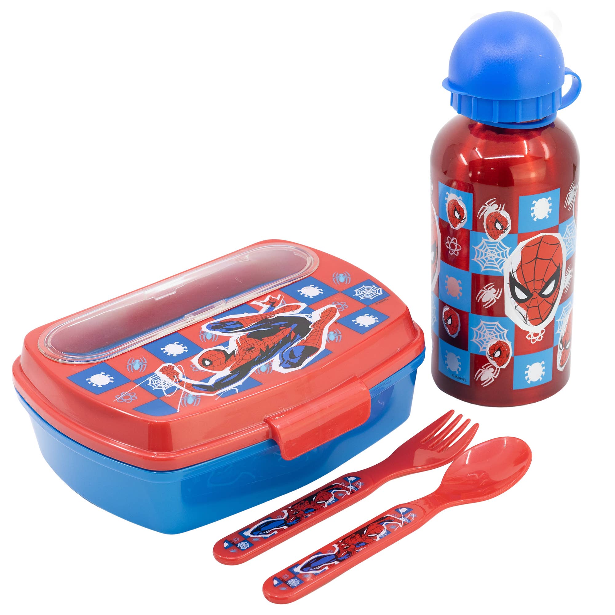 SET VUELTA AL COLE 4 PCS SPIDERMAN - MINI MUNDO