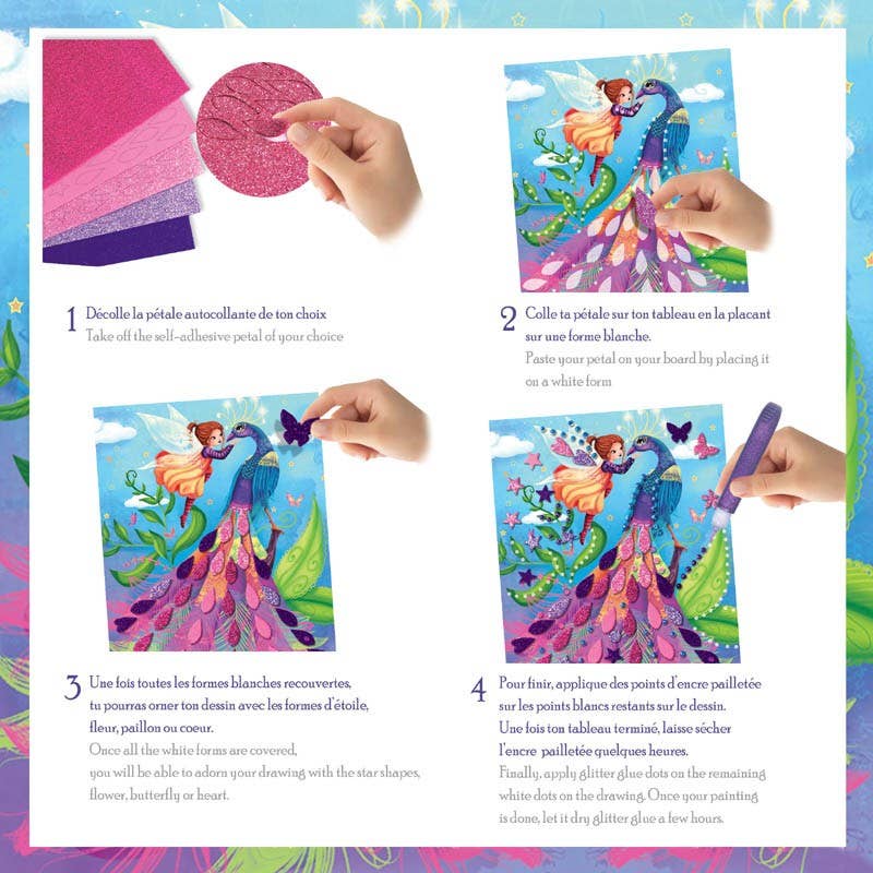 Tarjetas brillantes Hadas - MINI MUNDO