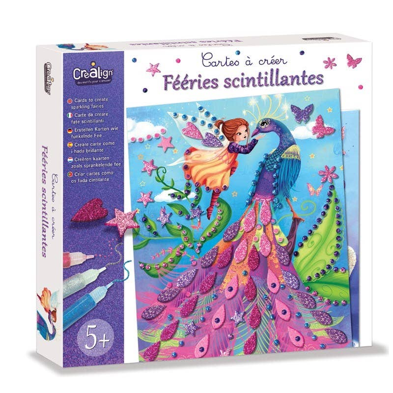 Tarjetas brillantes Hadas - MINI MUNDO