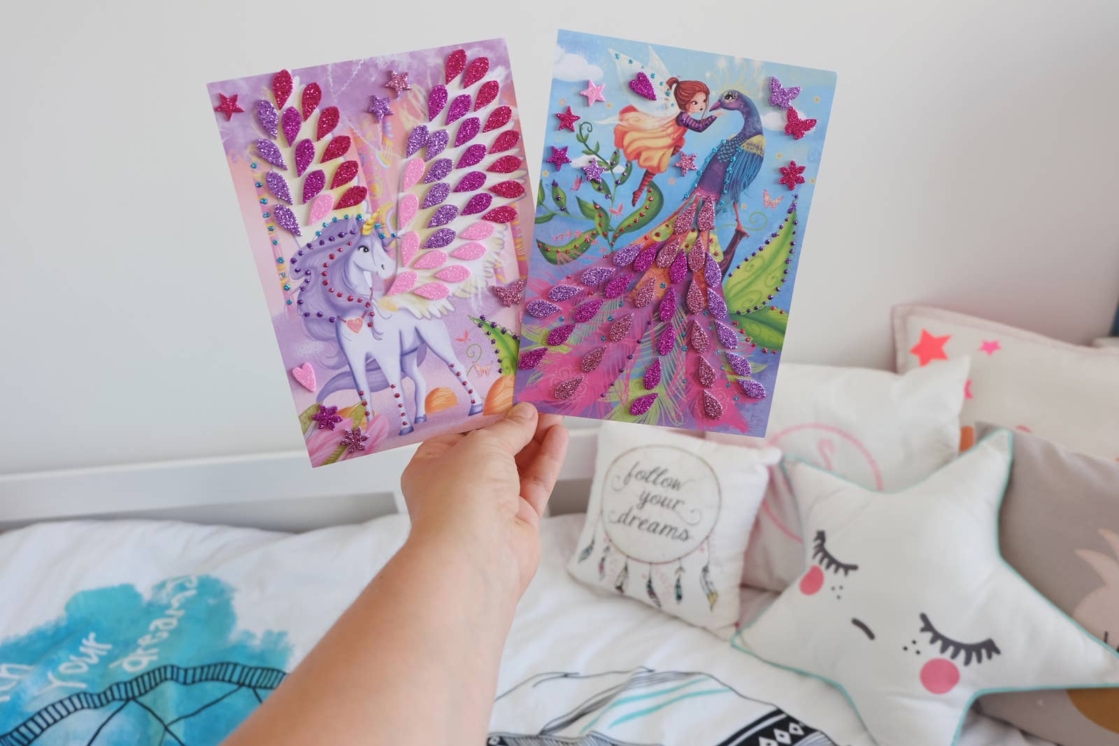 Tarjetas brillantes Hadas - MINI MUNDO