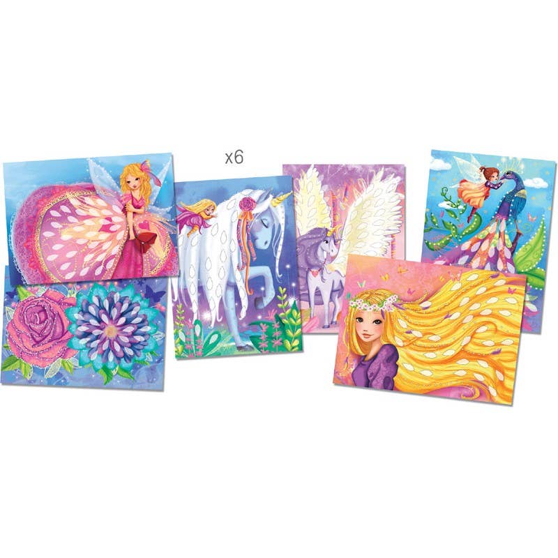 Tarjetas brillantes Hadas - MINI MUNDO