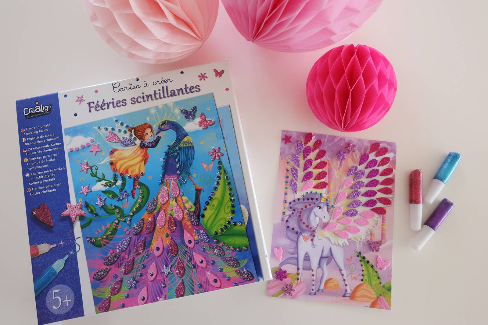 Tarjetas brillantes Hadas - MINI MUNDO