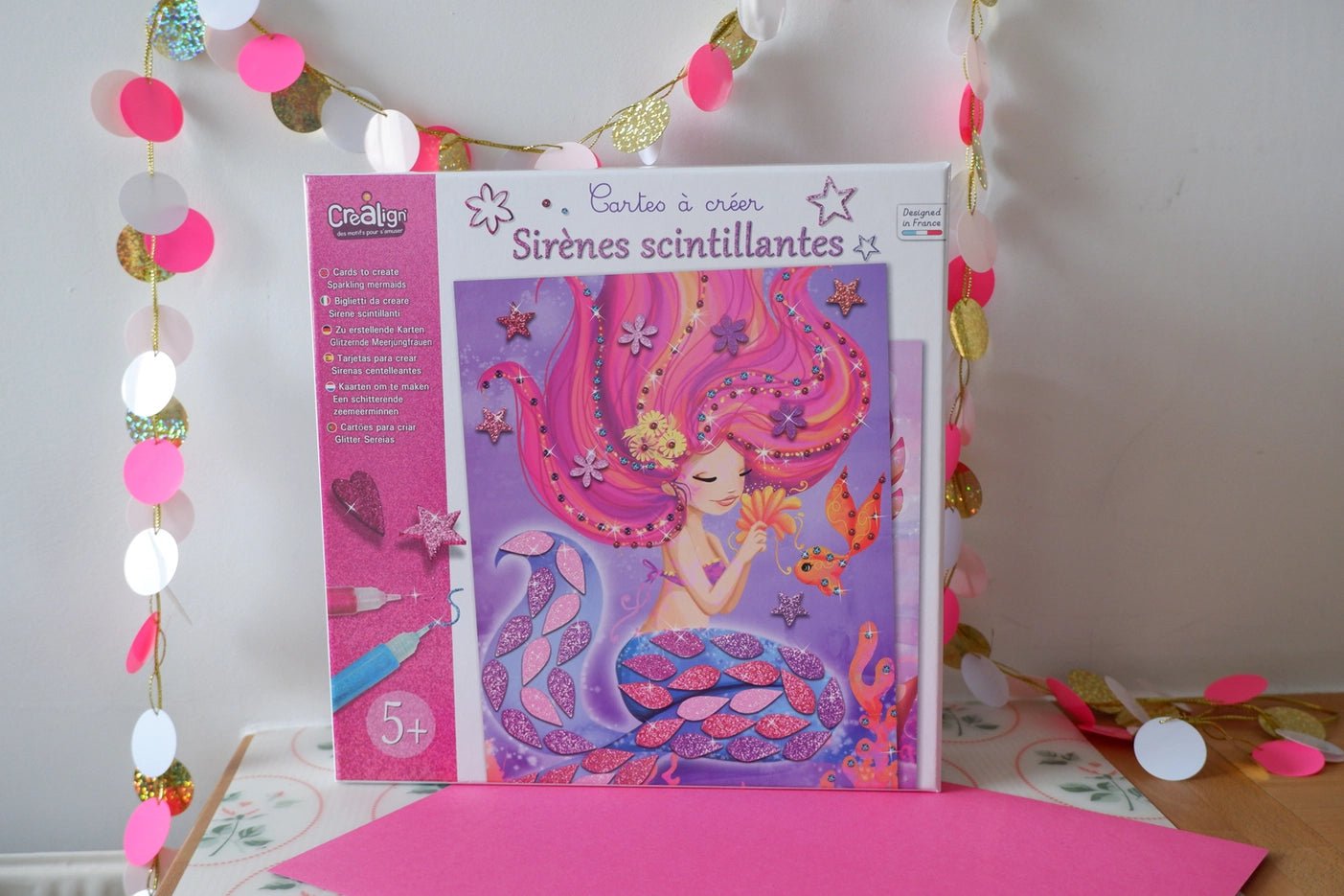 Tarjetas brillantes Sirenas - MINI MUNDO