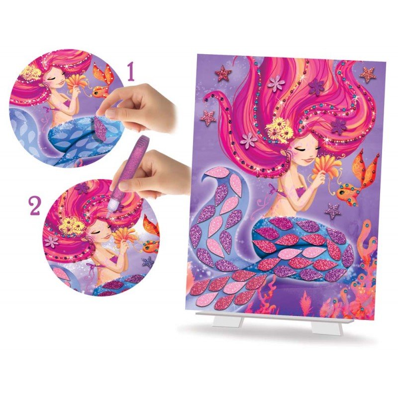 Tarjetas brillantes Sirenas - MINI MUNDO