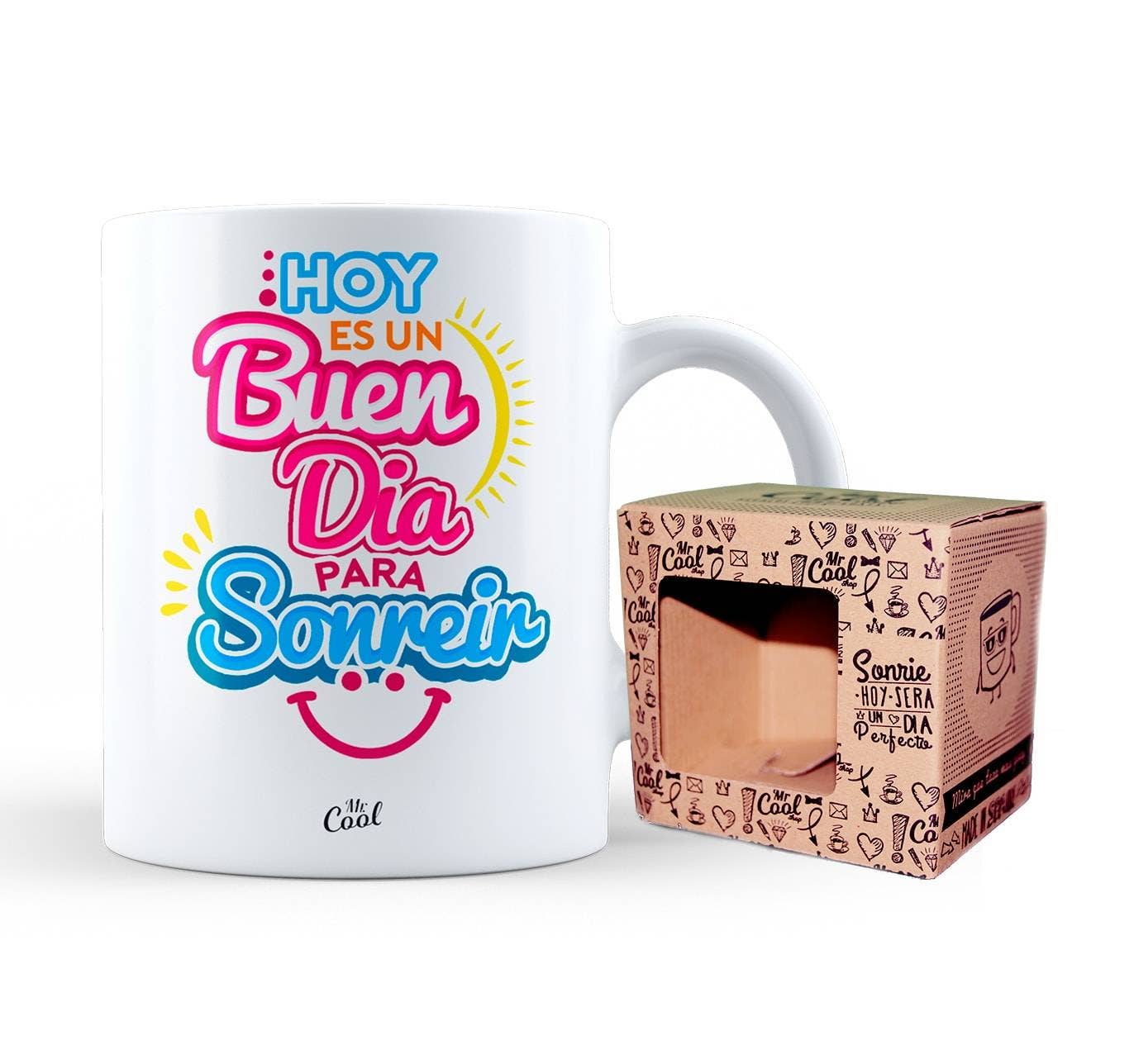 Taza – Hoy es un buen dia para sonreir - MINI MUNDO