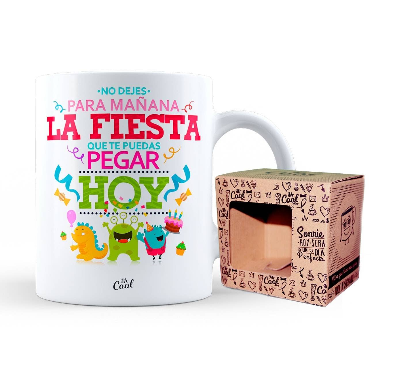 Taza - No dejes para mañana la fiesta que te puedas pegar ho - MINI MUNDO