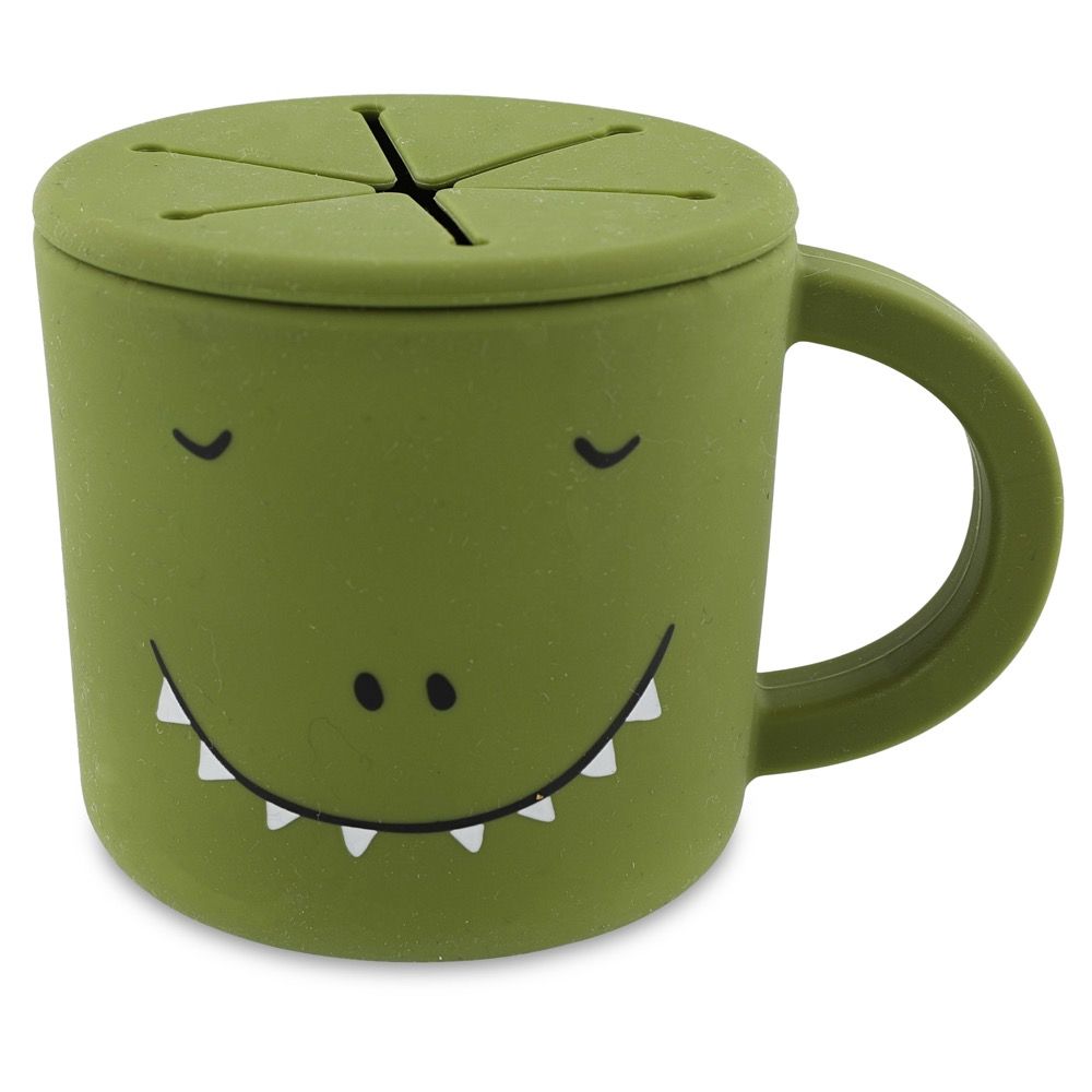 Taza porta snacks de silicona - Mr. Dino - MINI MUNDO