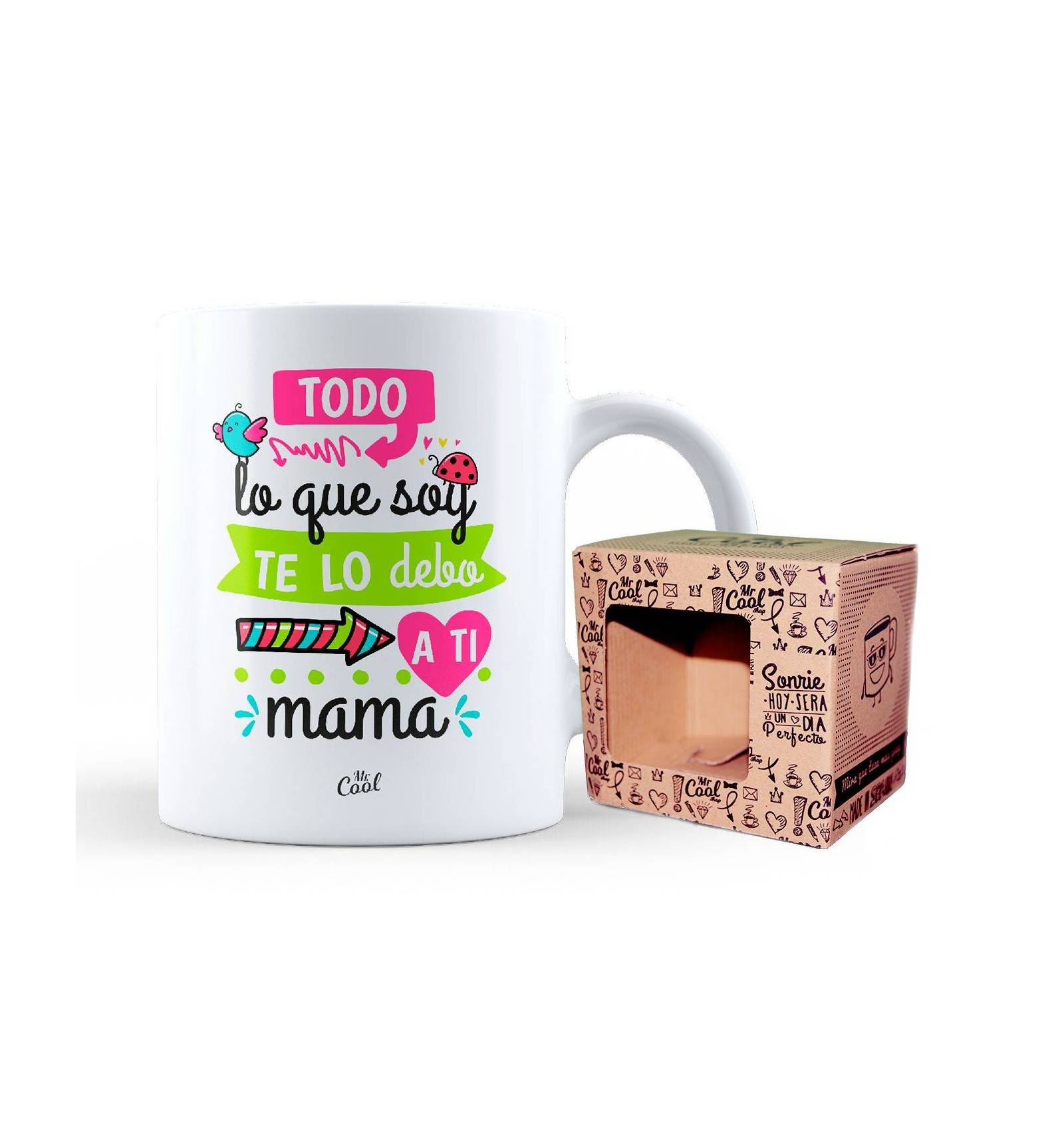 Taza: Todo lo que soy te lo debo a ti mama - MINI MUNDO