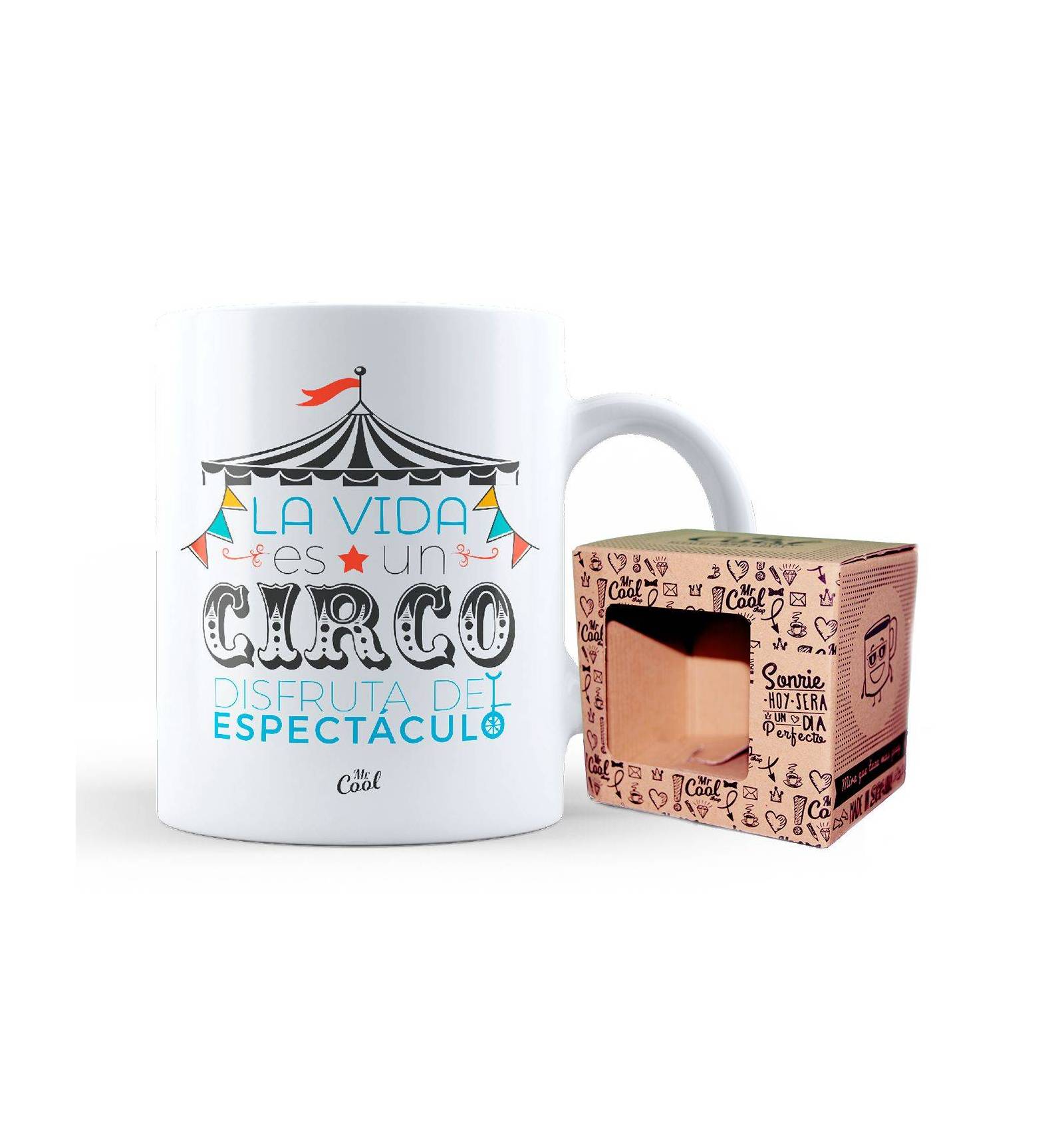 Taza:La vida es un circo disfruta del espectáculo - MINI MUNDO