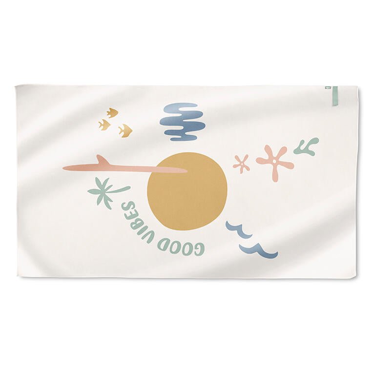 Toalla microfibra "Good Vibes" - MINI MUNDO