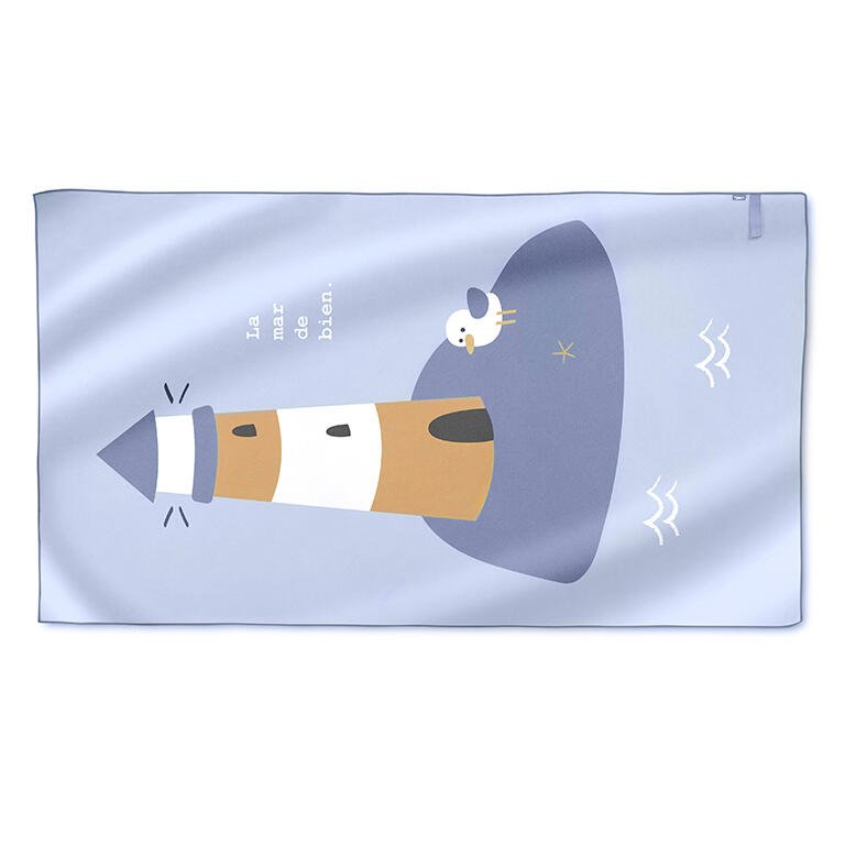 Toalla microfibra "Navy Hugs" - MINI MUNDO