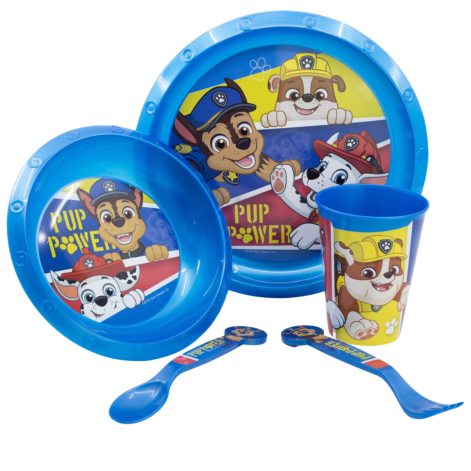 Vajilla 5 piezas - Patrulla Canina - MINI MUNDO
