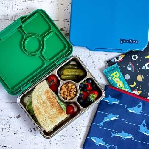 YUMBOX PRET ACERO INOX NORMANDY BLUE - MINI MUNDO