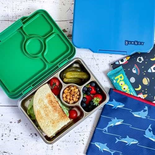 YUMBOX PRET ACERO INOX VERDE - MINI MUNDO